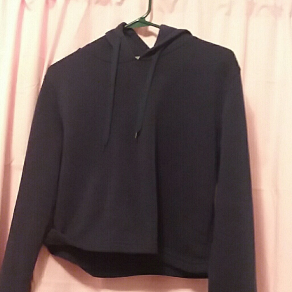 Blue hoodie